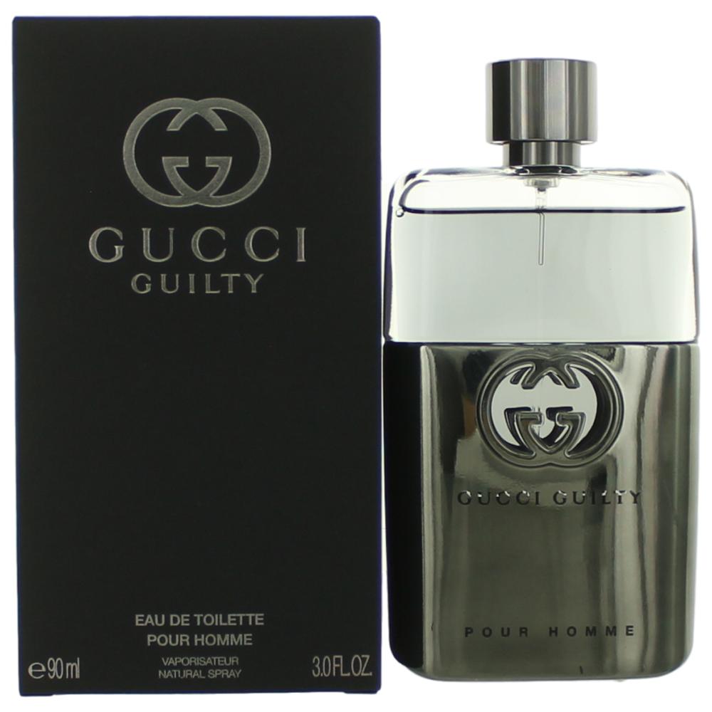 Gucci Guilty Pour Homme by Gucci, 3 oz EDT Spray for Men